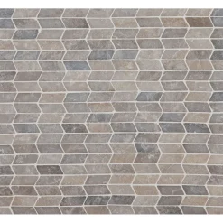 Outlet Mosaiikkilaatta Shevron Mini Light Grey, 25x60mm Marmorilaatat|Mosaiikkilaatat