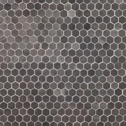 Online Mosaiikkilaatta Hexagon Mini Grey, 30x30mm Marmorilaatat|Mosaiikkilaatat