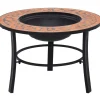 Mosaiikkitulisija 68cm, terrakotta*FinePRICE Online