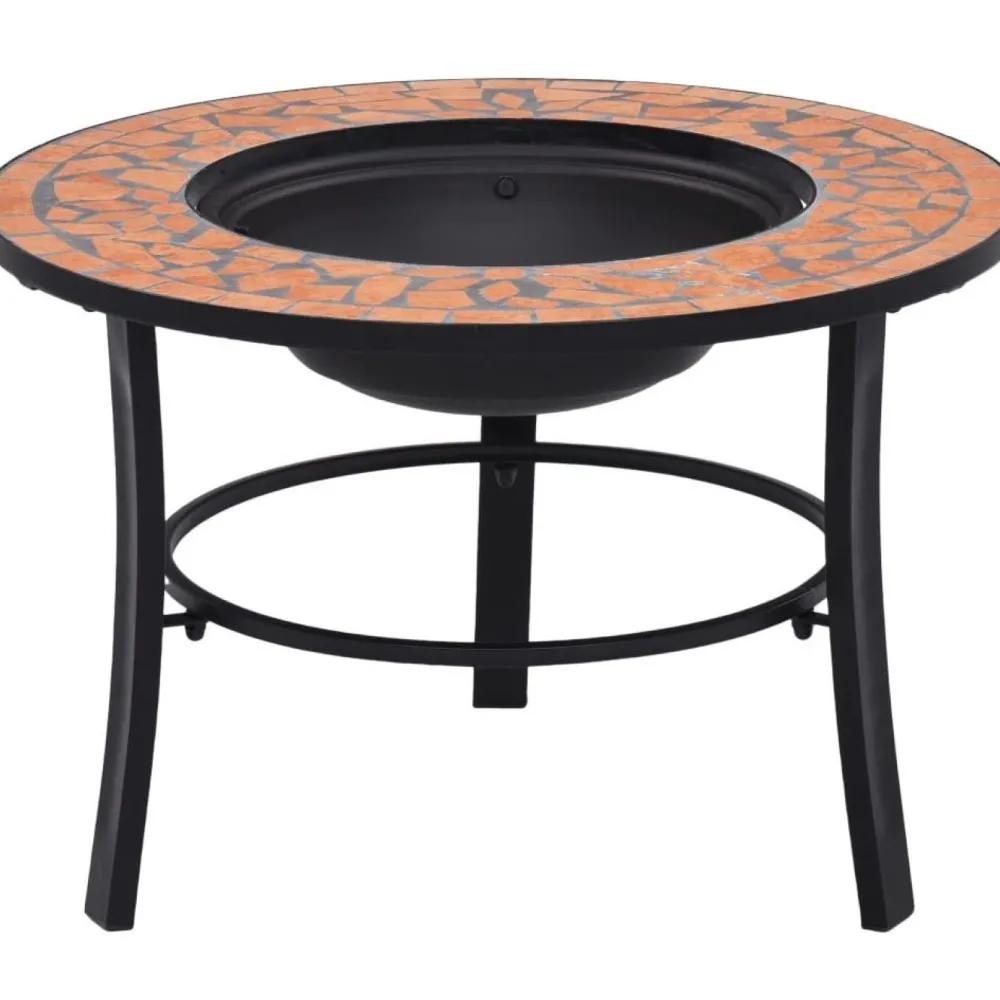 Mosaiikkitulisija 68cm, terrakotta*FinePRICE Online