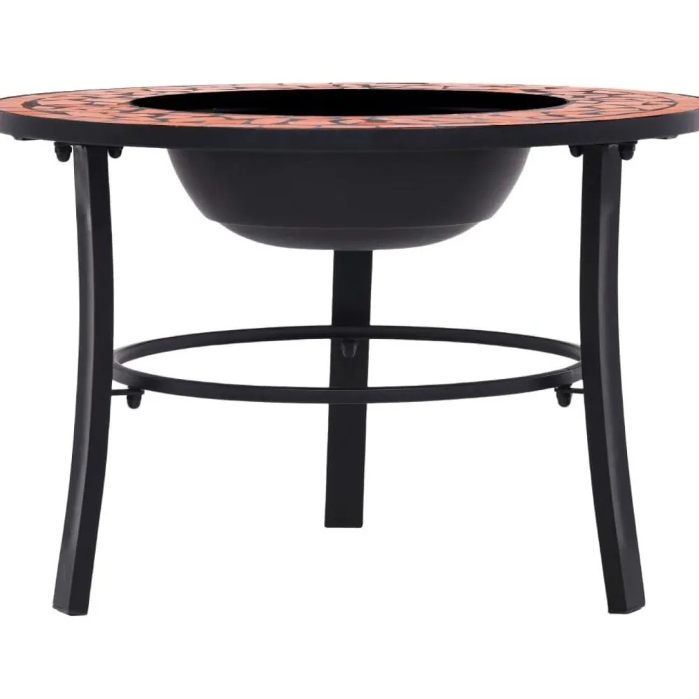 Mosaiikkitulisija 68cm, terrakotta*FinePRICE Online