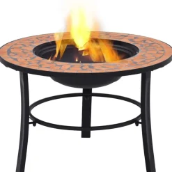 Mosaiikkitulisija 68cm, terrakotta*FinePRICE Online