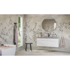 Märkätilan muovimatto Aquarelle Raw Concrete Grey, leveys 2m*Tarkett Online