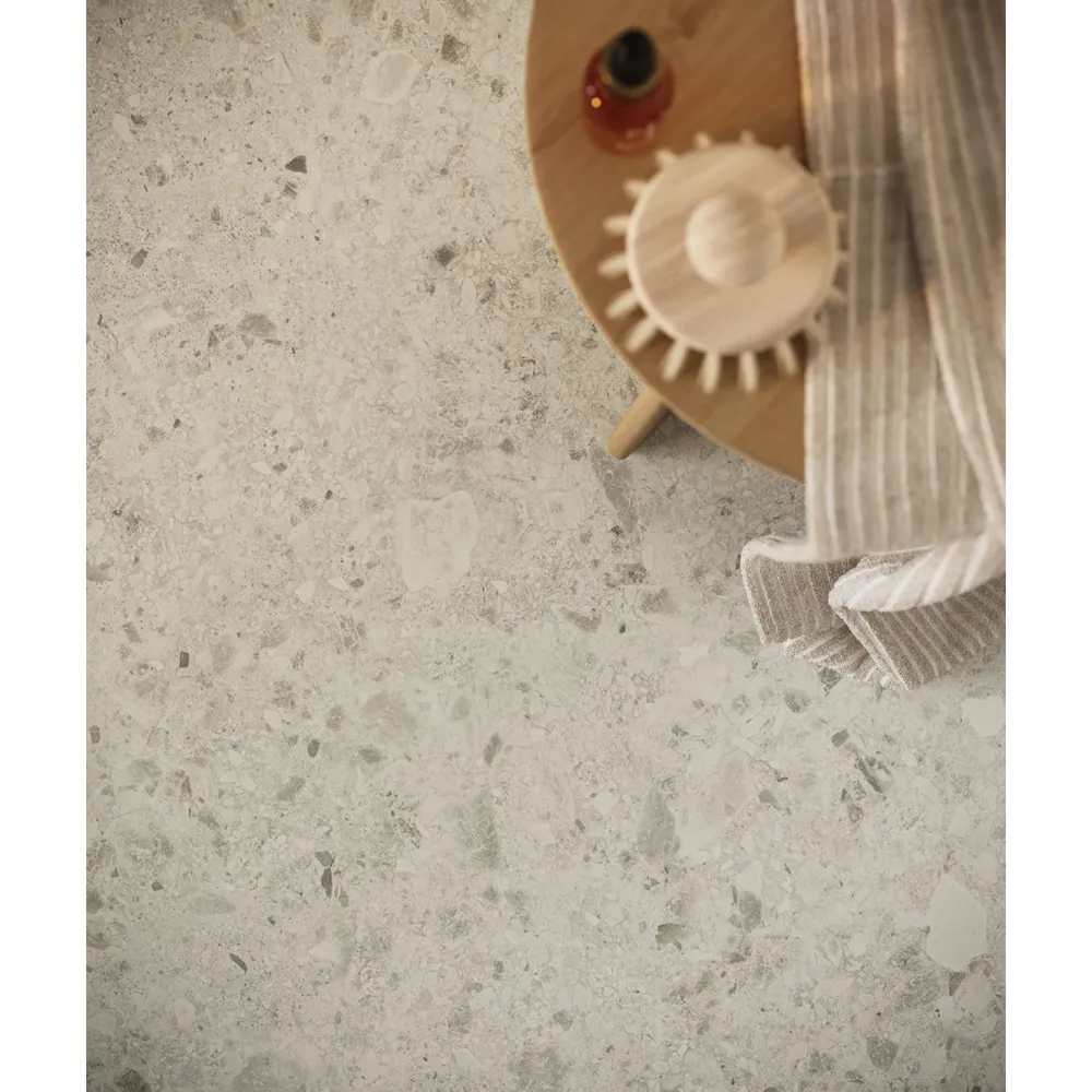 Hot Märkätilan muovimatto Aquarelle Breccia Stone Beige, leveys 2m Märkätilan Muovimatot|Märkätilan Tapetit