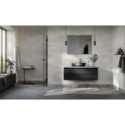 Online Märkätilan muovimatto Aquarelle Raw Concrete Dark Grey, leveys 2m Märkätilan Muovimatot|Märkätilan Tapetit