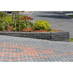 Muurikivi Lakka 360x300x80 mm musta*Lakka Rakennustuotteet Outlet