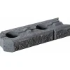 Outlet Muurikivi Aitakivi peruspari 560x200x100 mm sileä musta Muurikivet