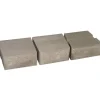 Outlet Muurikivi Muurikko kaarrekivet 235x235x100 mm sileä harmaa Muurikivet