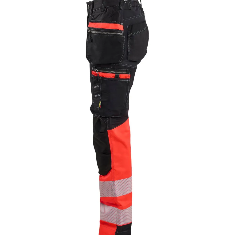 Naisten riipputaskuhousut 7196 Highvis Stretch*Blåkläder Hot