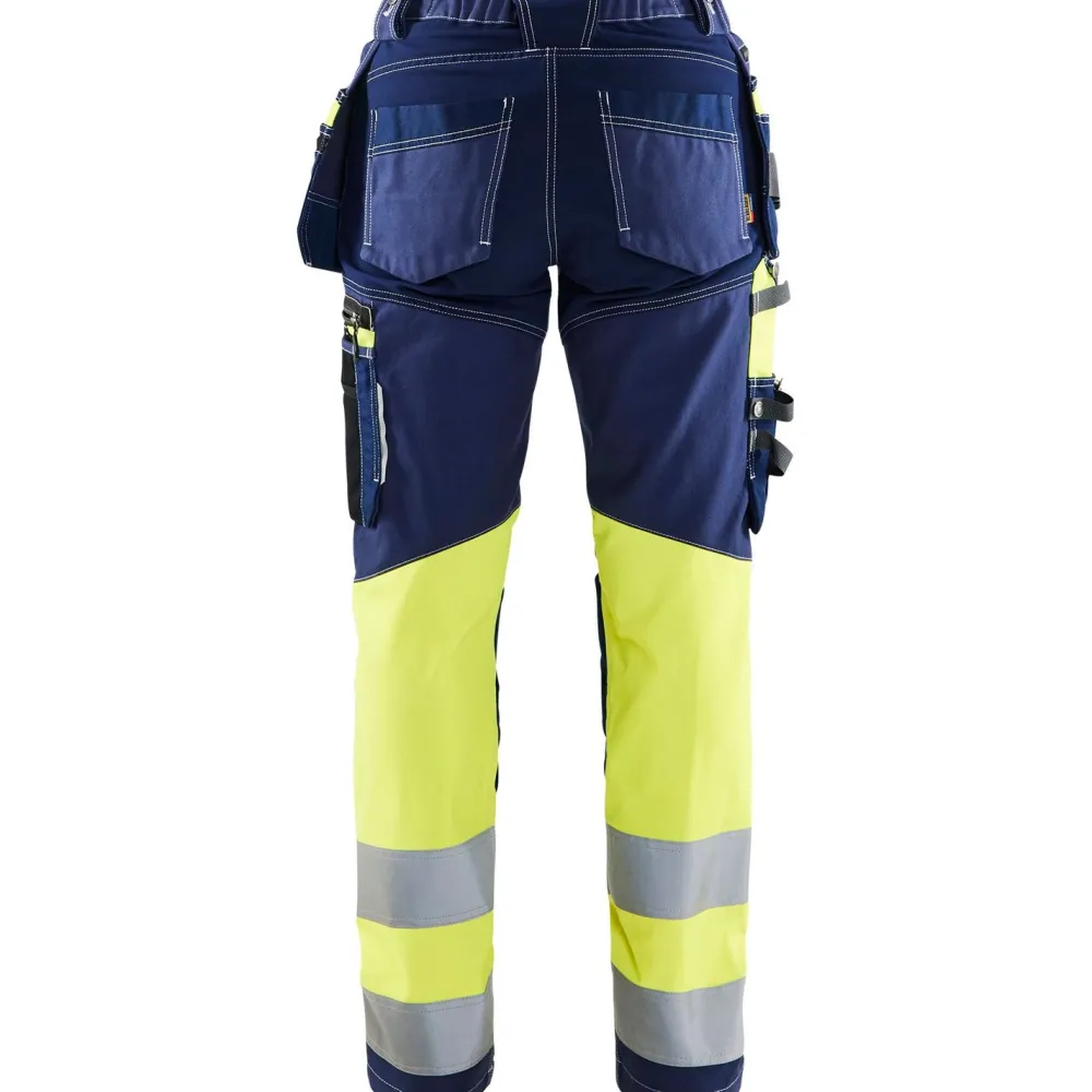 Naisten riipputaskuhousut 7196 Highvis Stretch*Blåkläder Hot