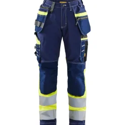 Naisten riipputaskuhousut 7196 Highvis Stretch*Blåkläder Hot