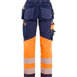 Naisten riipputaskuhousut 7196 Highvis Stretch*Blåkläder Hot