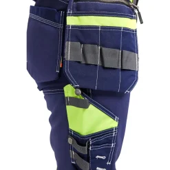 Naisten riipputaskuhousut 7196 Highvis Stretch*Blåkläder Hot