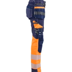 Naisten riipputaskuhousut 7196 Highvis Stretch*Blåkläder Hot
