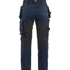 Clearance Naisten riipputaskuhousut 7132-1832 Stretch twill Työhousut