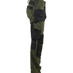Clearance Naisten riipputaskuhousut 7132-1832 Stretch twill Työhousut