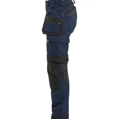 Clearance Naisten riipputaskuhousut 7132-1832 Stretch twill Työhousut
