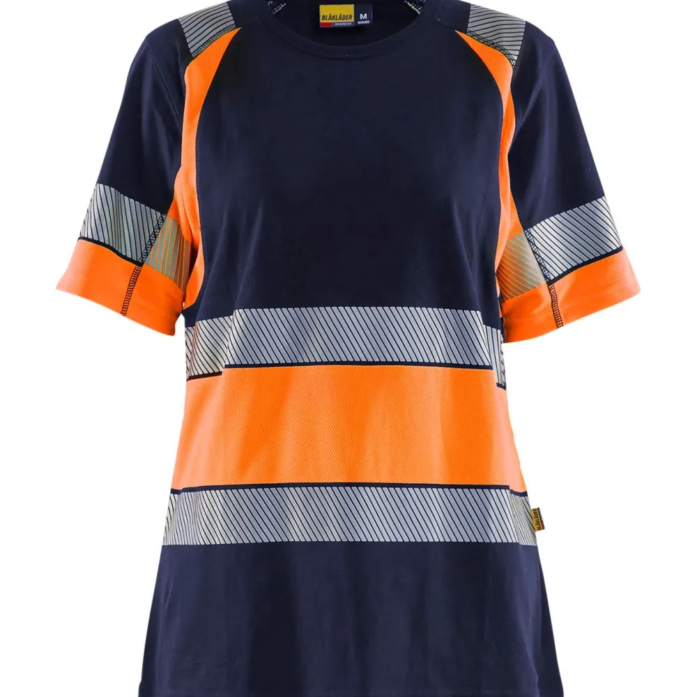Naisten t-paita 3410 Highvis pyöreä pääntie*Blåkläder Sale