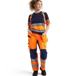 Naisten t-paita 3410 Highvis pyöreä pääntie*Blåkläder Sale