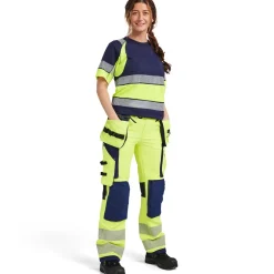 Naisten t-paita 3410 Highvis pyöreä pääntie*Blåkläder Sale