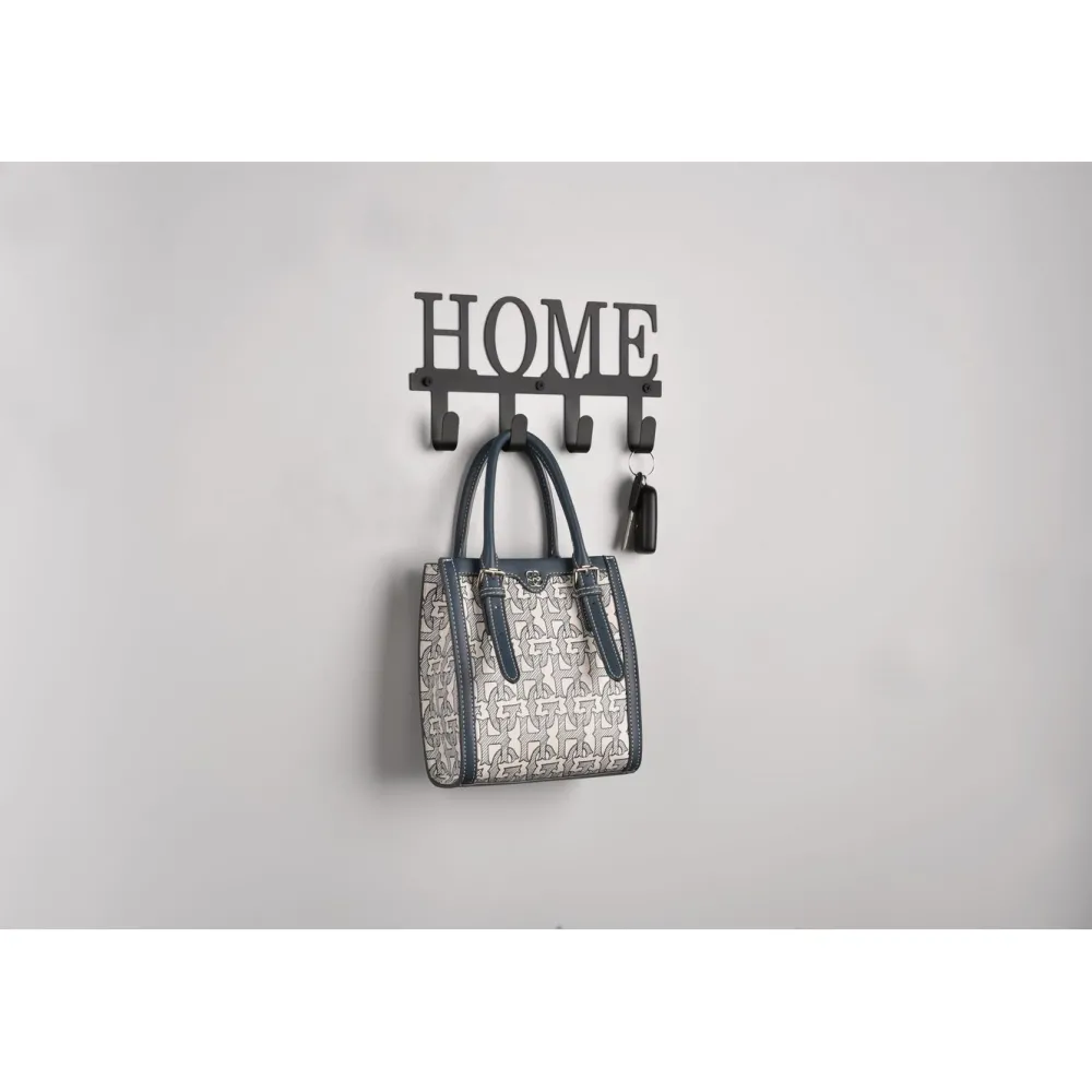 Naulakko Nici 25x13cm Home musta*M&M Clearance