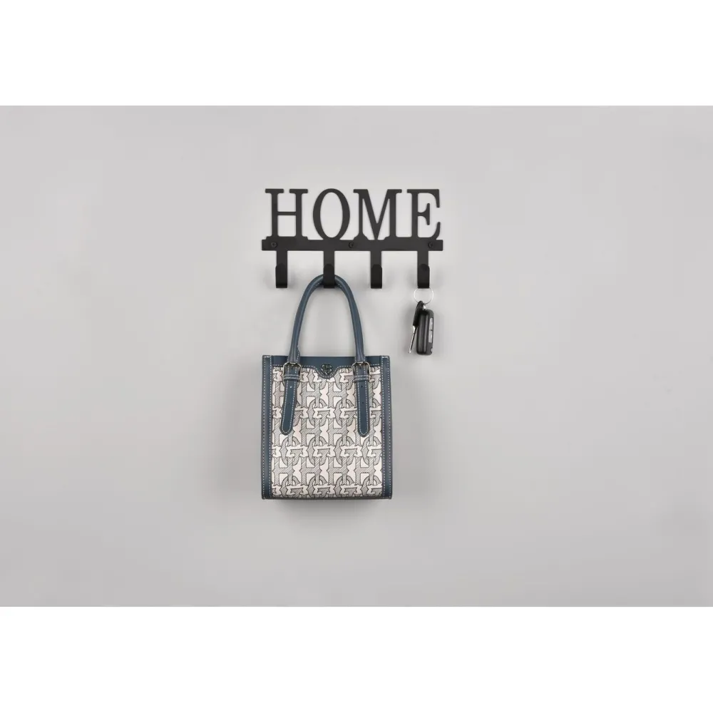 Naulakko Nici 25x13cm Home musta*M&M Clearance
