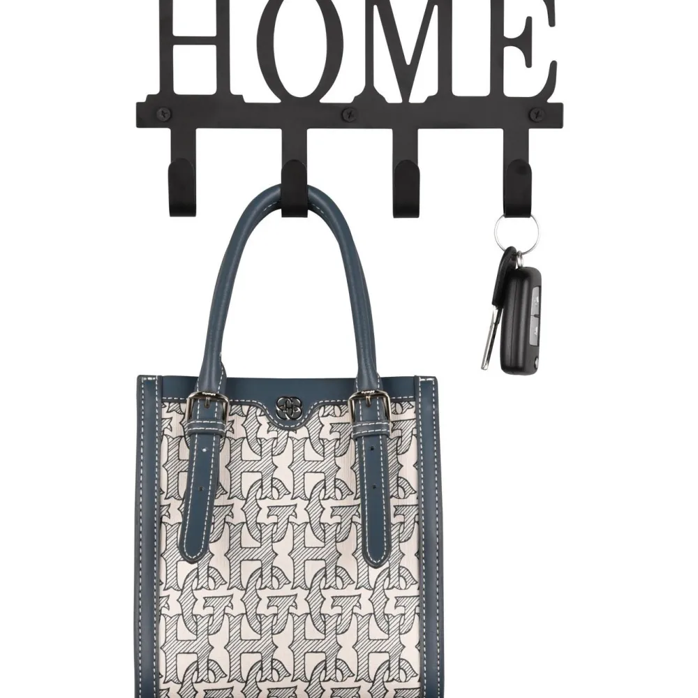 Naulakko Nici 25x13cm Home musta*M&M Clearance