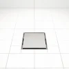 Neliökansi Design Platinum 150 mm Lattiakaivot