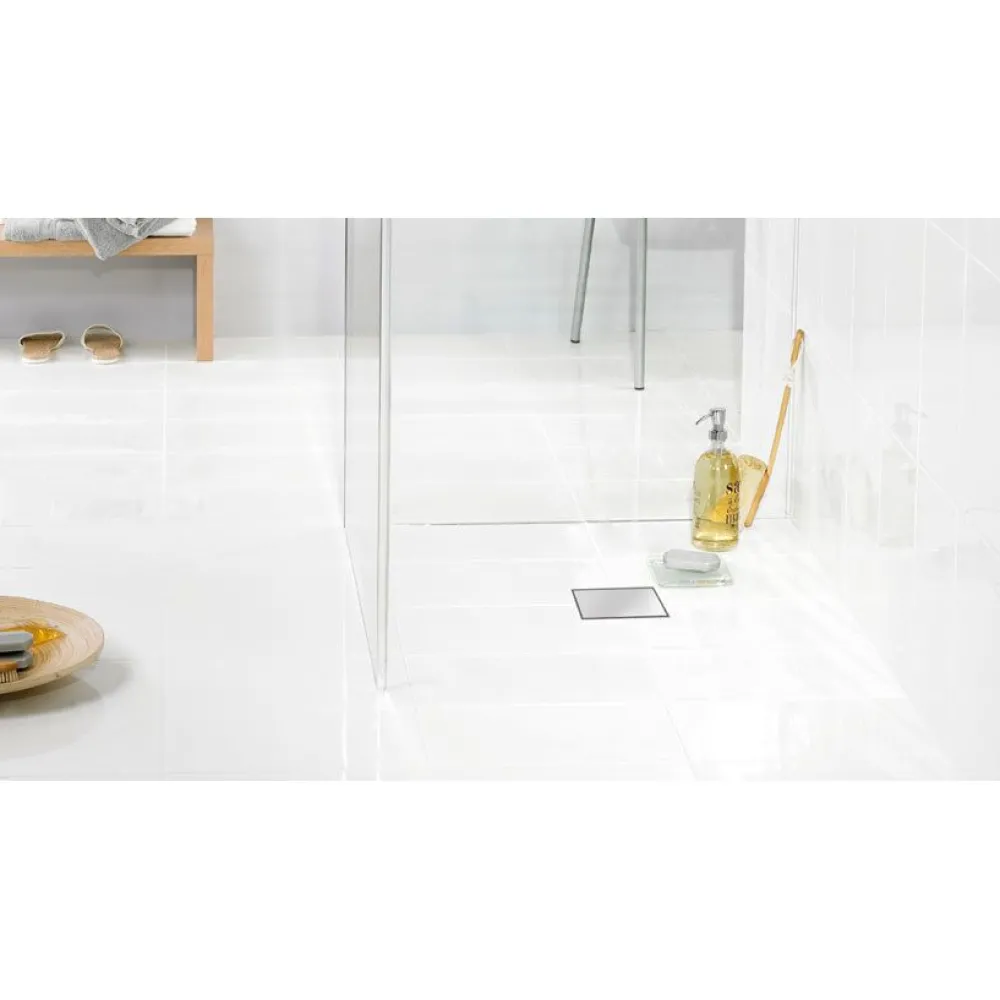 Neliökansi Design Platinum 150 mm Lattiakaivot