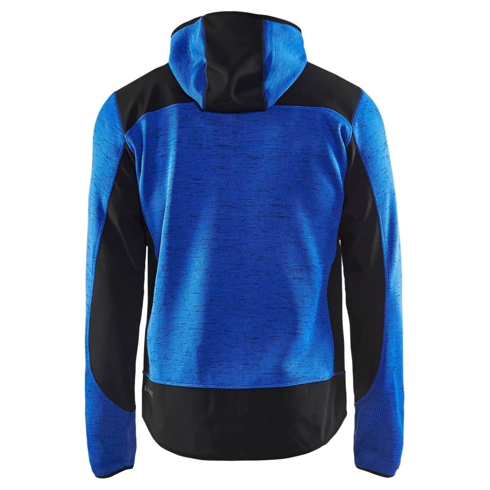 Neulottu softshell-takki 4930 keskisininen/musta*Blåkläder Sale