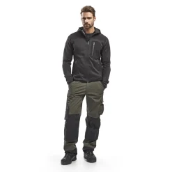 Neulottu softshelltakki 4930 harmaa/musta*Blåkläder Discount