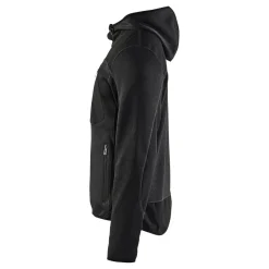 Neulottu softshelltakki 4930 harmaa/musta*Blåkläder Discount