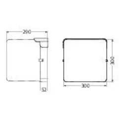 New Numerovalaisin Noppa Cube, IP65, 4000K, 900lm Led-Ulkovalot|Ulkoseinävalaisimet
