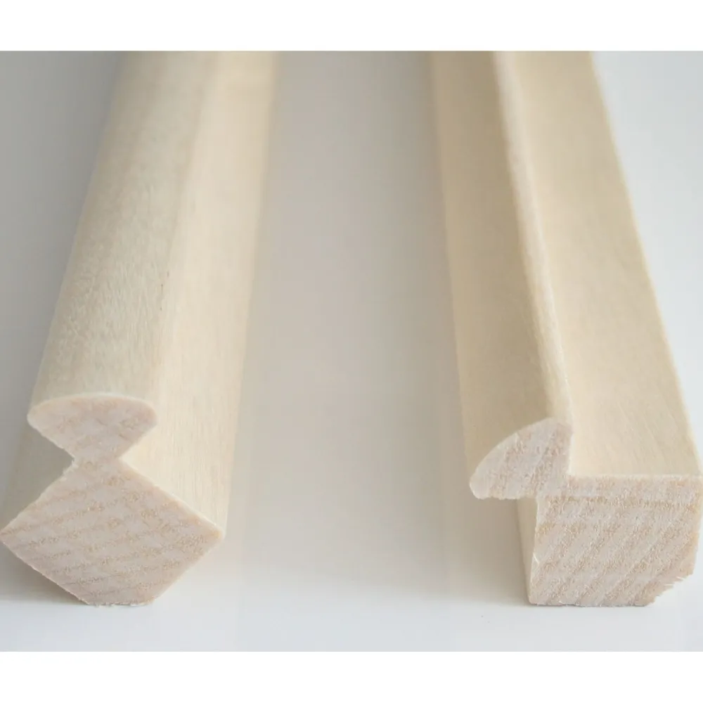 Nurkkalista 27x27/15x2100 mm haapa*Karava Hot