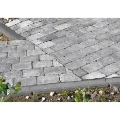 Nurmikon reunakivi Lakka 600x135x80 mm punainen*Lakka Rakennustuotteet Outlet