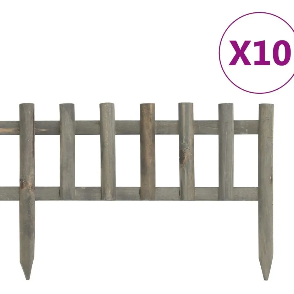 Nurmikonreunukset kuusi 4,4m 10kpl*FinePRICE