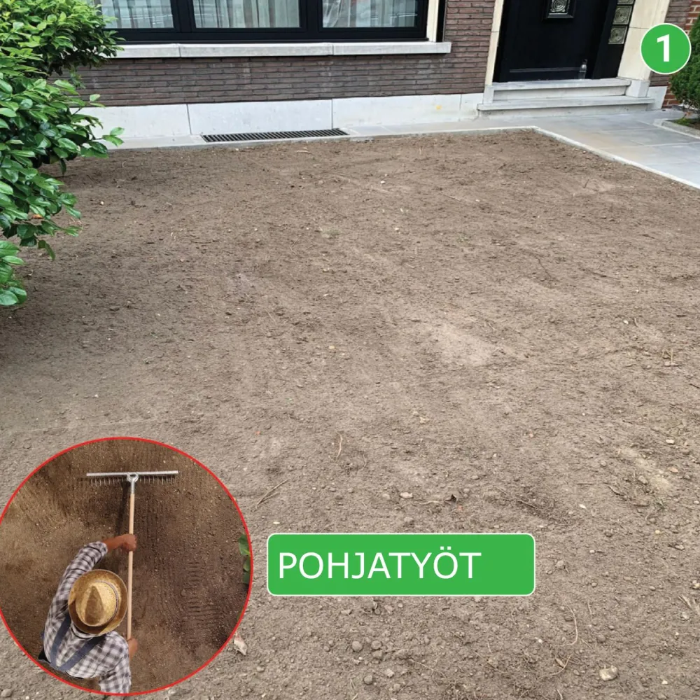 Nurmikon siemenmatto Slänt, 40 m²*Turfquick
