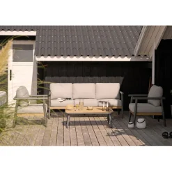Oleskeluryhmä Comillas, 5-istuttava, pehmusteilla, harmaa*House Nordic Best