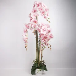 Orkidea GARDEN QUEEN K124 cm, vaaleanpunainen Tekokasvit Ja Kranssit