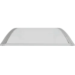 Ovikatos ja läpinäkyvä 80x100 cm polykarbonaatti harmaa*FinePRICE Hot