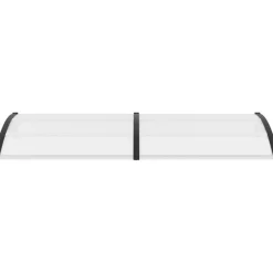 Ovikatos musta ja läpinäkyvä 240x80 cm pc*FinePRICE Online