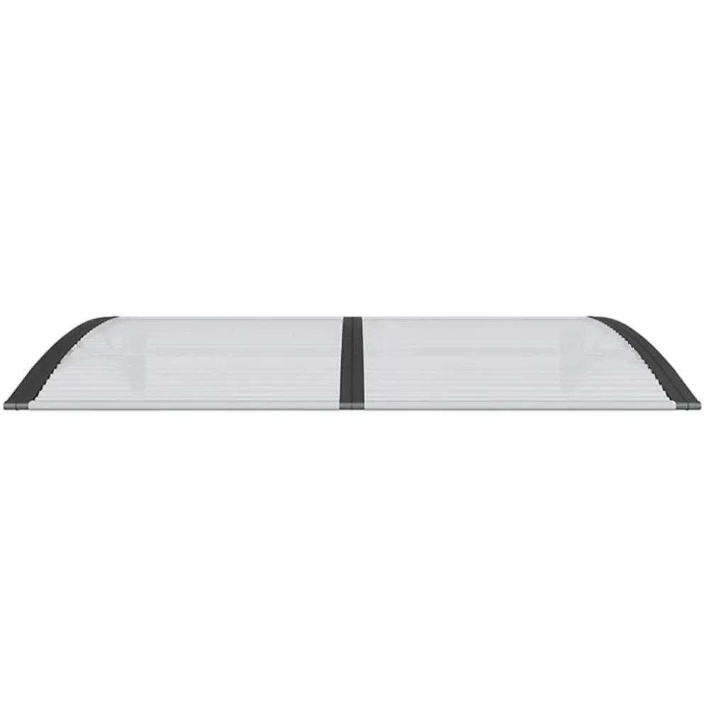 Ovikatos 150x100 cm polykarbonaatti musta/ruskea*FinePRICE Best