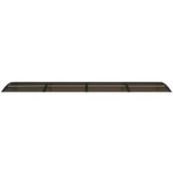 Ovikatos 350x80 cm polykarbonaatti musta*FinePRICE Discount