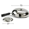 Outlet Ovikello 680 58-85mm niklattu Ovikellot