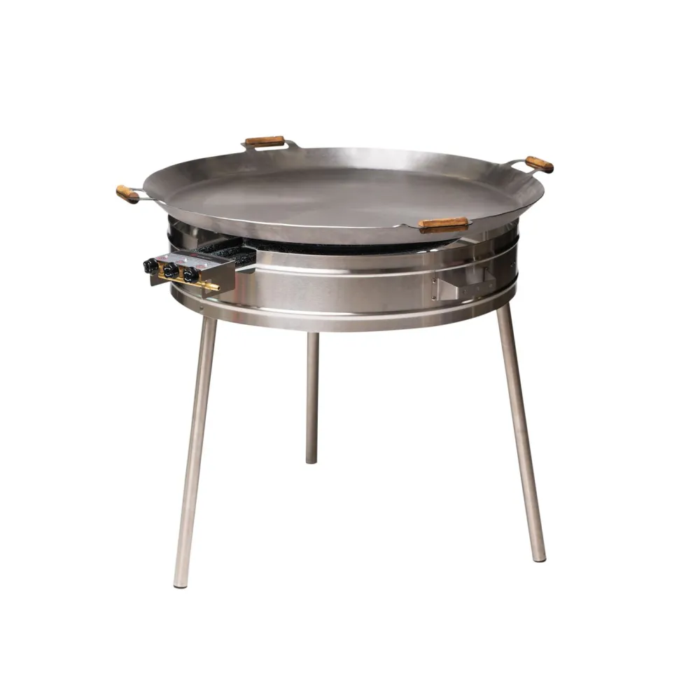 Hot Paellasetti Expert-960 Ø96cm kaasupoltin säädinletkusetti teräs Kaasugrillit