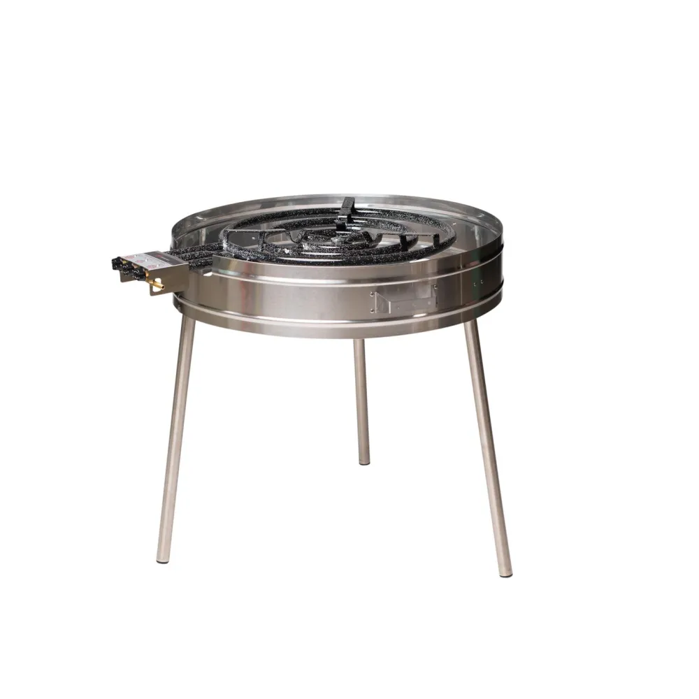 Hot Paellasetti Expert-960 Ø96cm kaasupoltin säädinletkusetti teräs Kaasugrillit