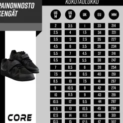 Best Painonnostokengät Core, eri kokoja ja värejä Urheilukengät