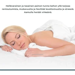 Painopeitto Queen 200x220 cm 16 kg tummanharmaa*Polar Night New