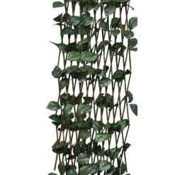 Pajusäleikköaidat 5 kpl keinotekoisilla lehdillä 180x60 cm*FinePRICE New