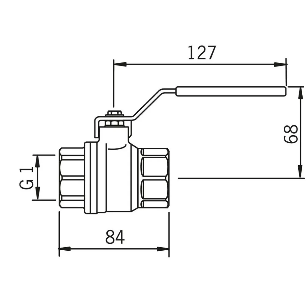 Best Palloventtiili 400025 MS DN25 Venttiilit
